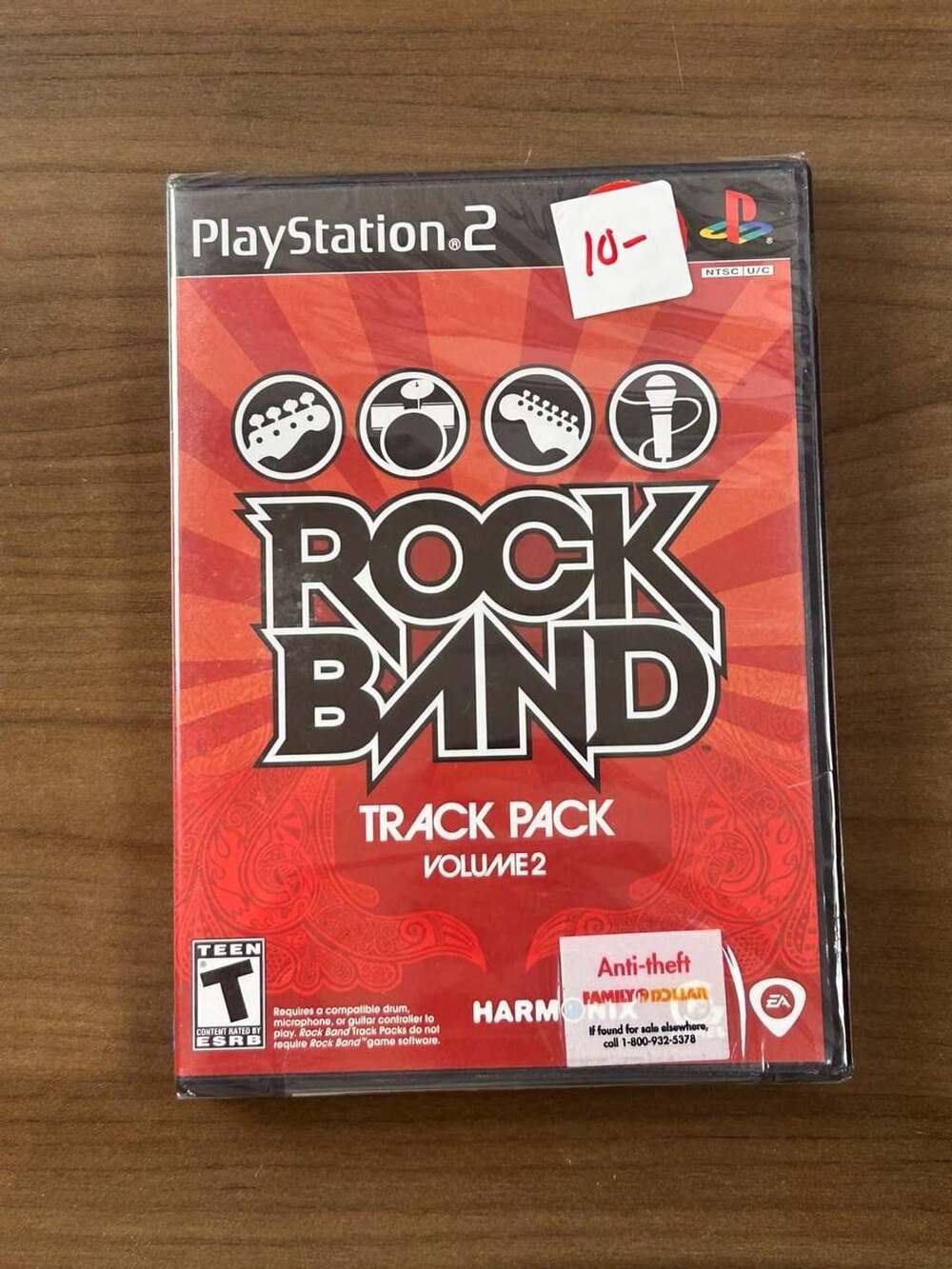 Rock Band Track Pack Volume 2 Sony PlayStation 2 PS2 2008 Factory Sealed